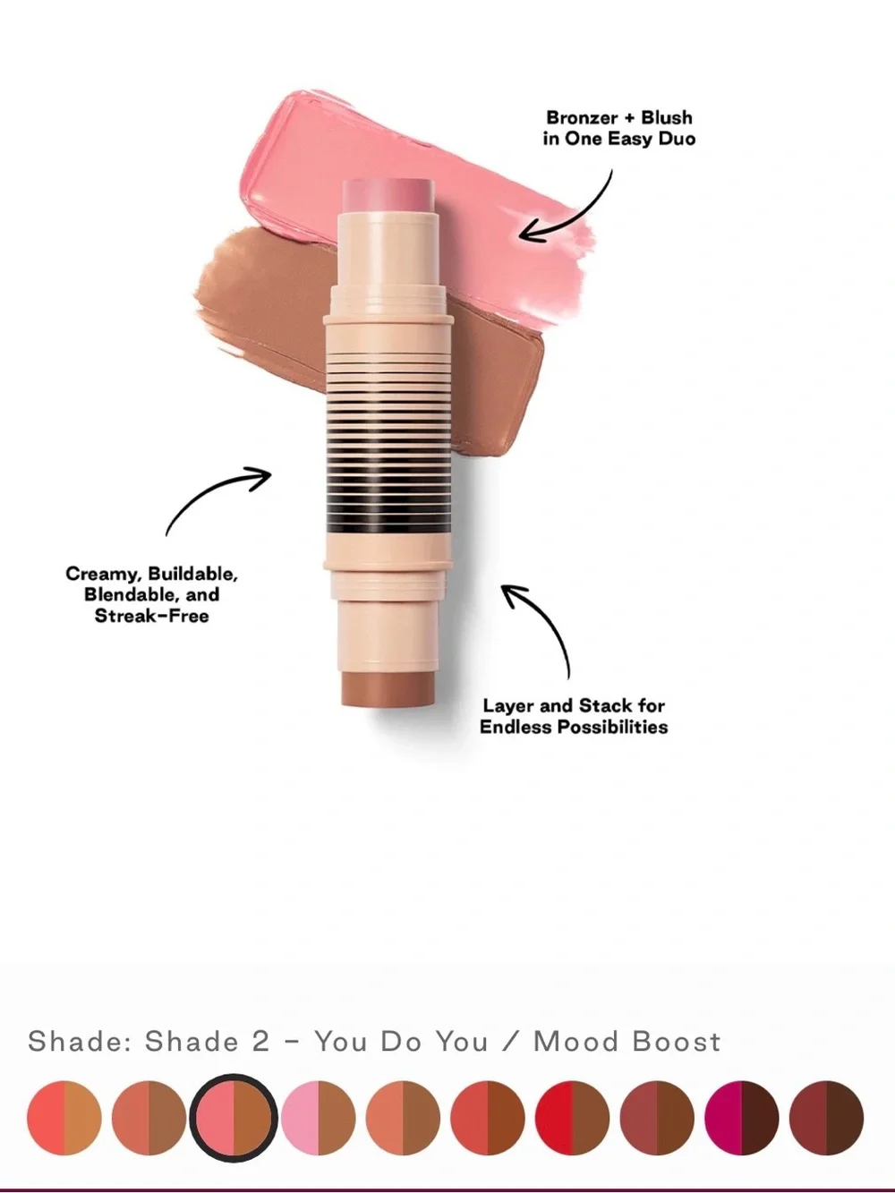 NWOB Dibs Desert Island Duo Blush + Bronzer — Shade 2